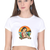 Female Crop Top - Summer Text Printed for a Fun Look