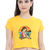 Female Crop Top - Summer Text Printed for a Fun Look